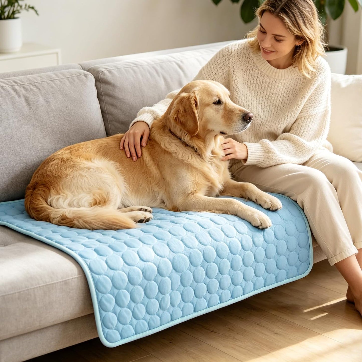 ChillBuddy™ Cooling Pet Mat — No Electricity Needed | Dogs & Cats