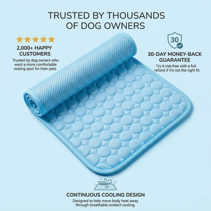 ChillBuddy™ Cooling Pet Mat — No Electricity Needed | Dogs & Cats
